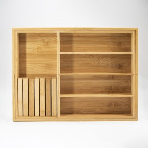 Bộ lưu trữngăn kéo dao kéo bằng tre tựnhiên